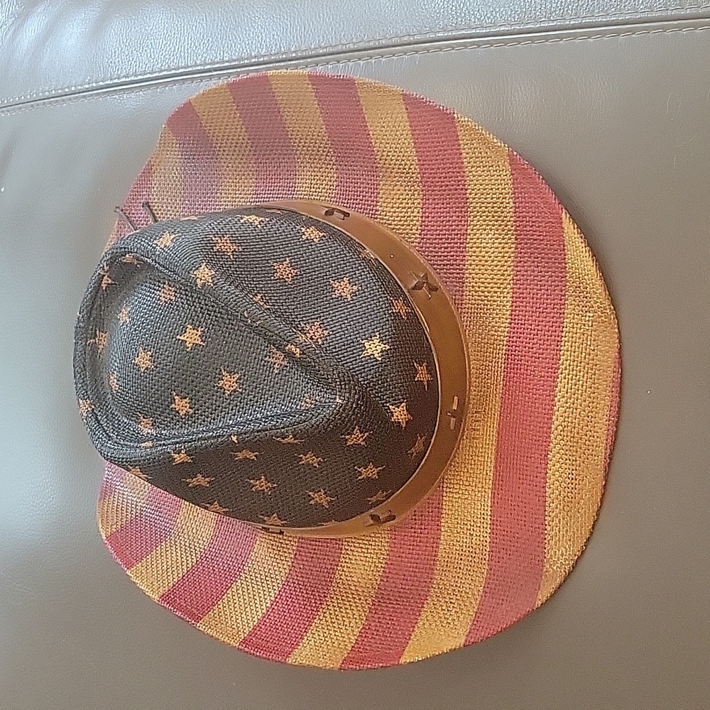 Vintage Flag Cowgirl Hat